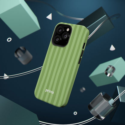 Light Green Stripes Phone Case