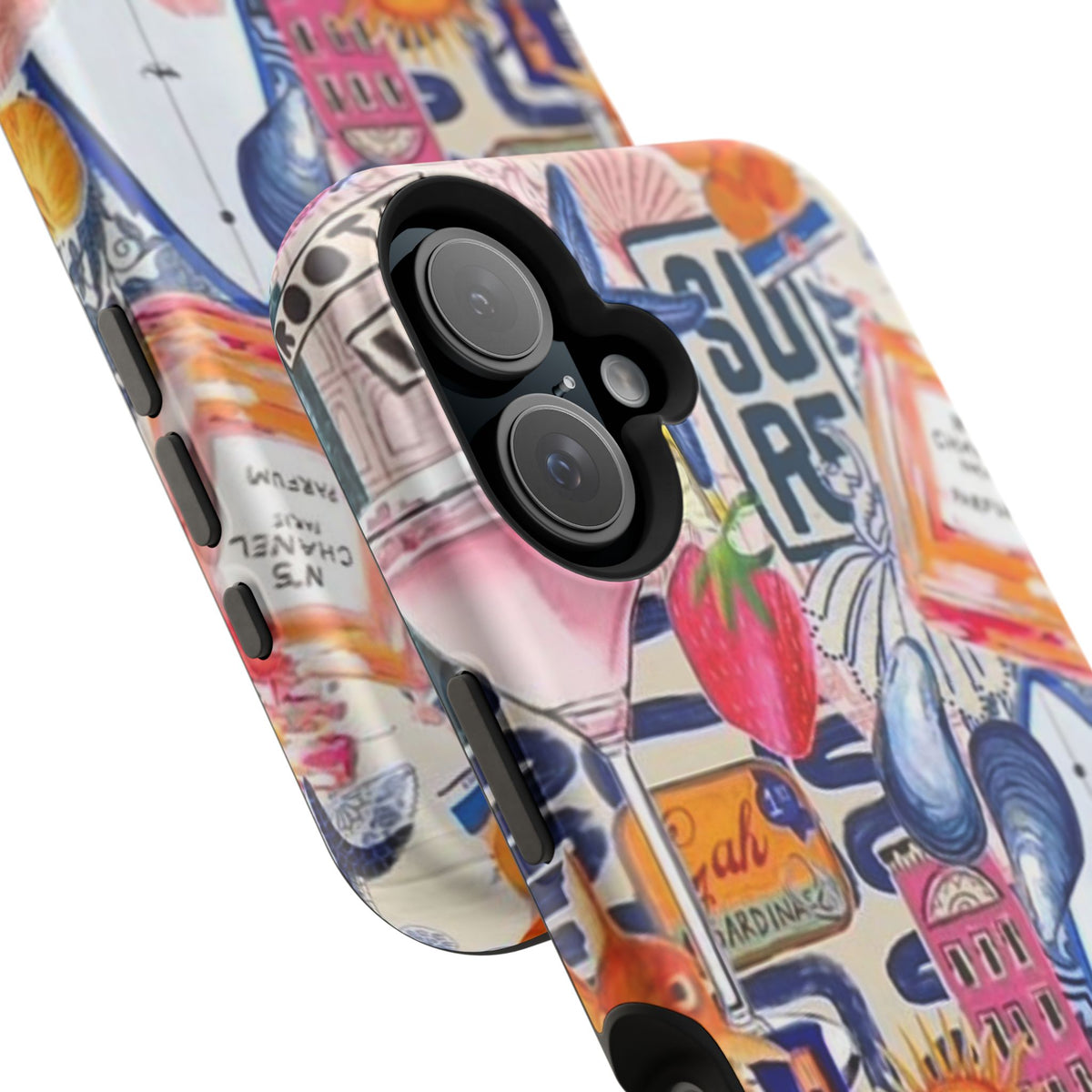 Tropical Beach Collage Phone Case