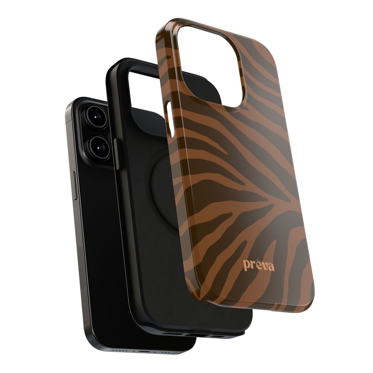 Brown Tiger Stripe Phone Case