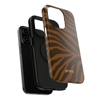 Brown Tiger Stripe Phone Case
