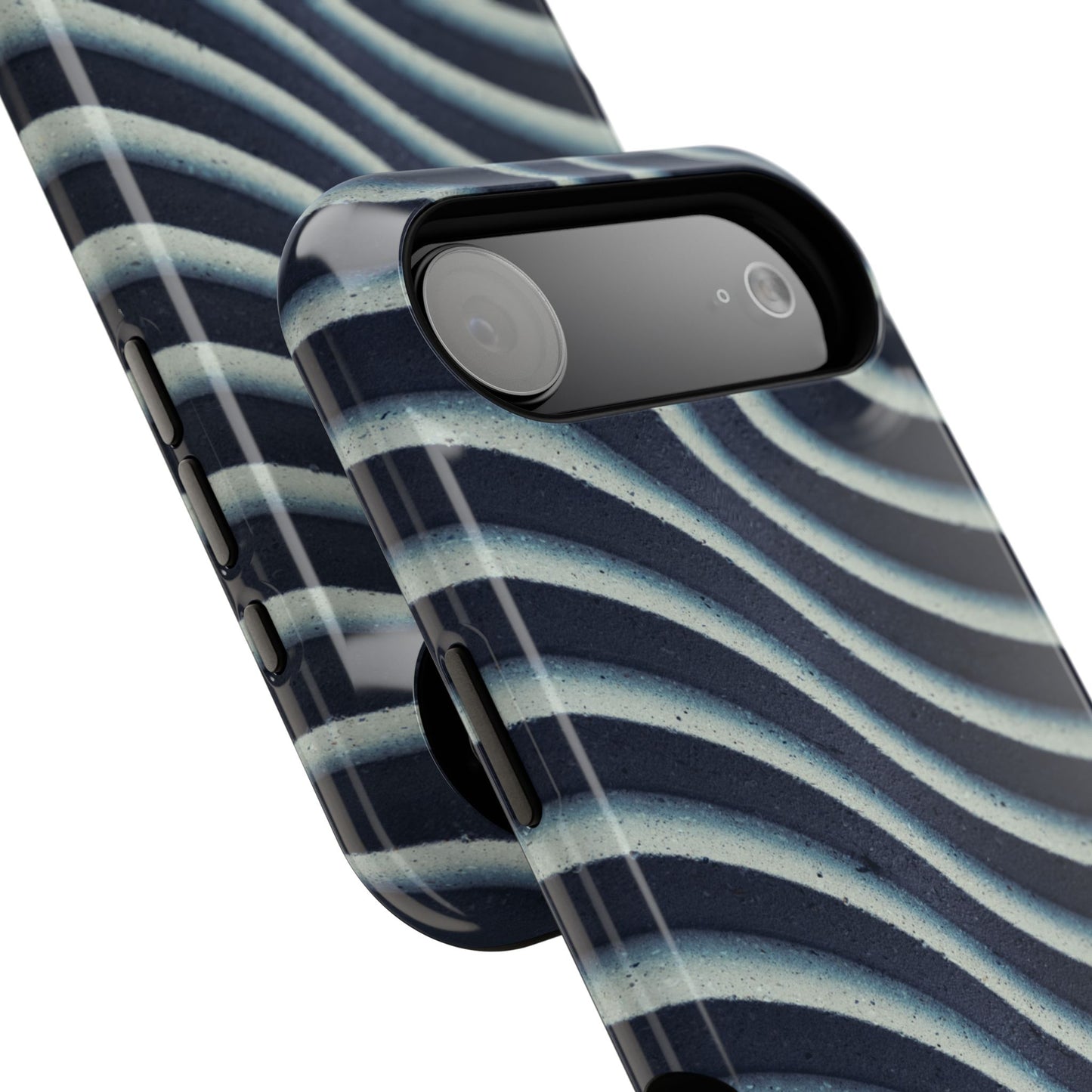 Navy Waves Phone Case