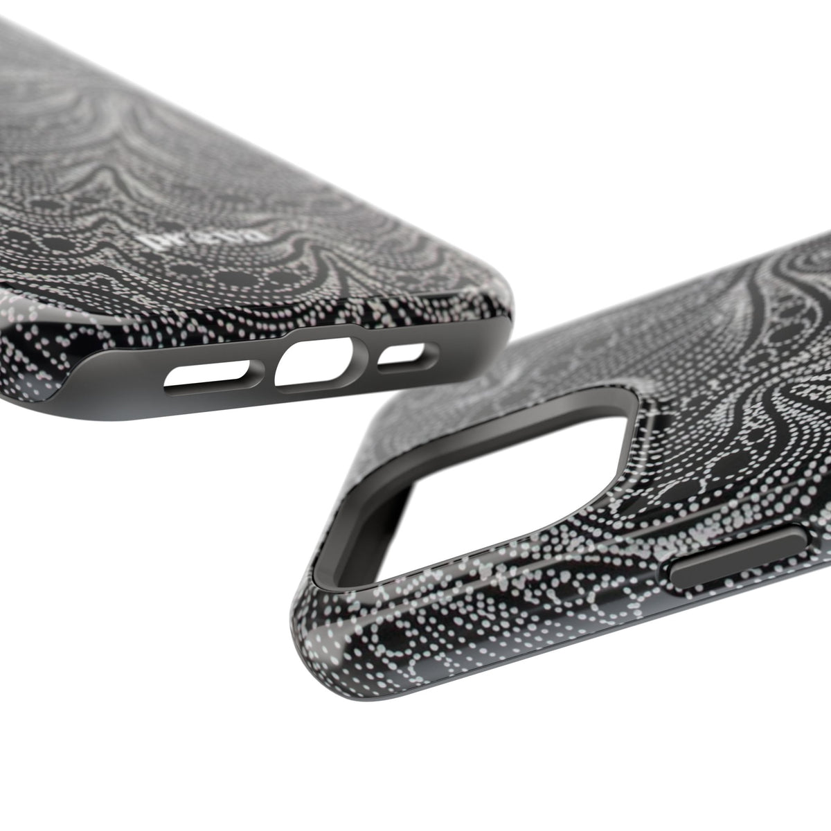 Abstract Midnight Lace Phone Case