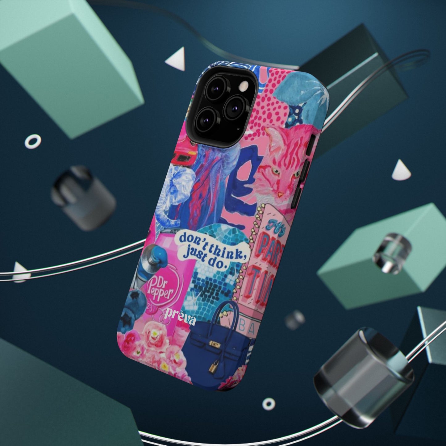 Vibrant Galaxy Collage Phone Case