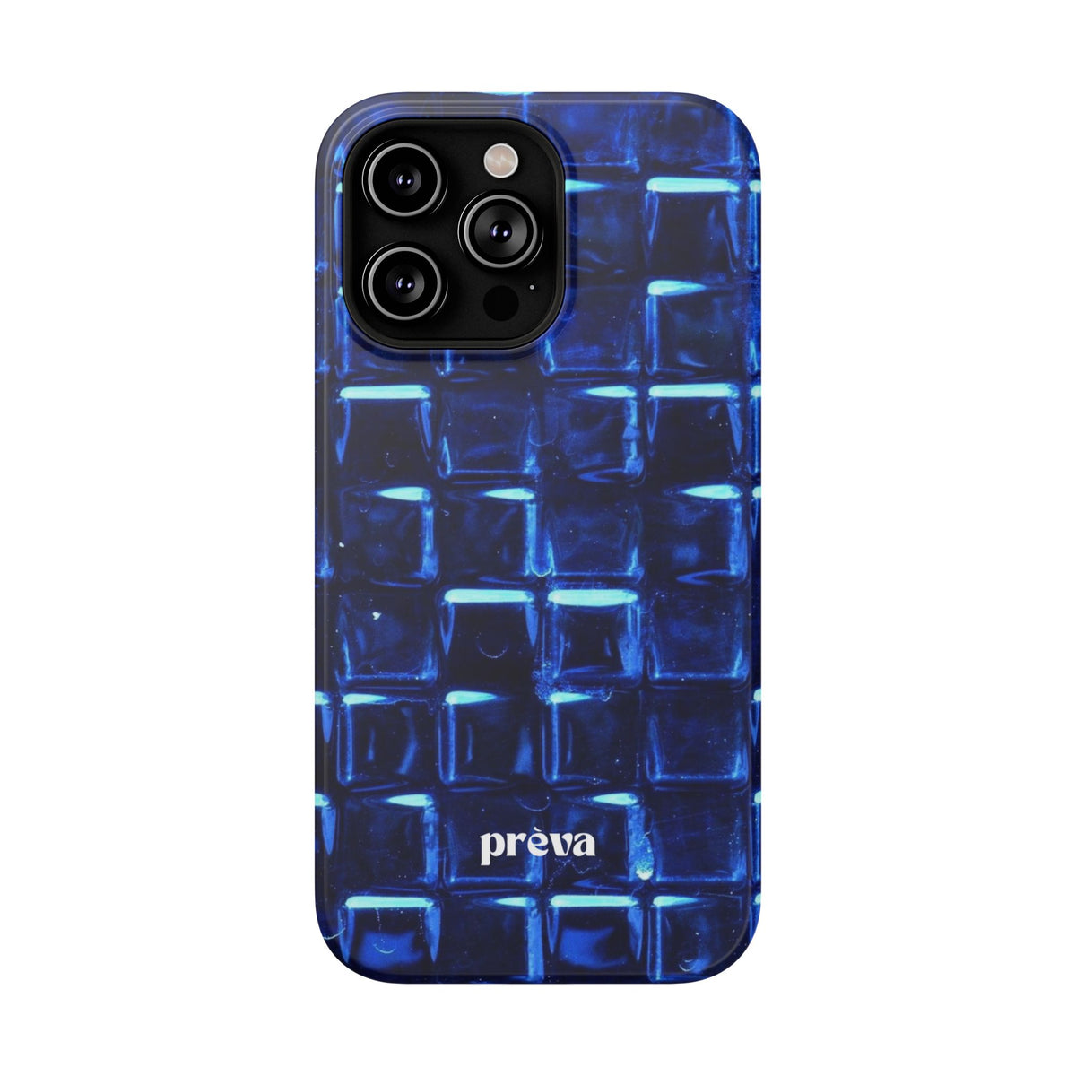 Blue Glass Tile Impact-Resistant Phone Case