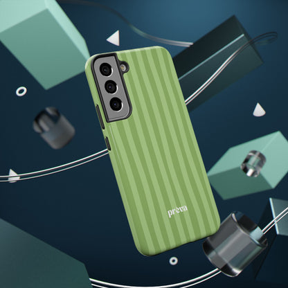 Light Green Stripes Phone Case