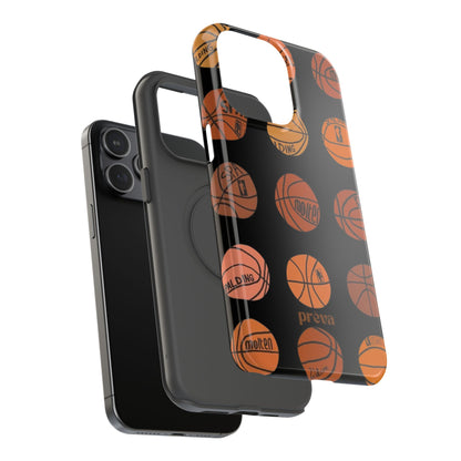 Black Basketball Phone Case