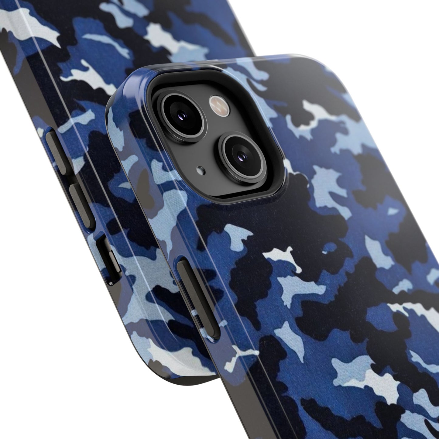 Blue Camo Phone Case