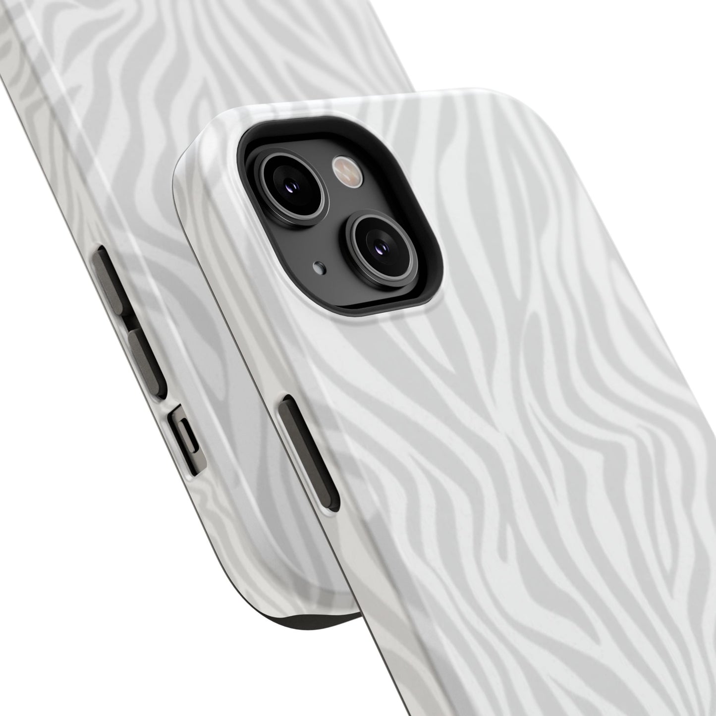 Zebra White Wave Phone Case