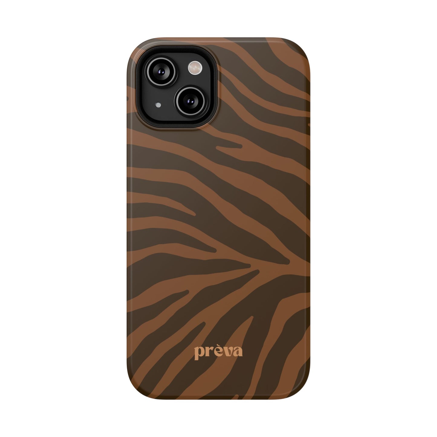 Brown Tiger Stripe Phone Case