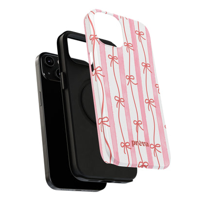 Pink Bow Chain Phone Case