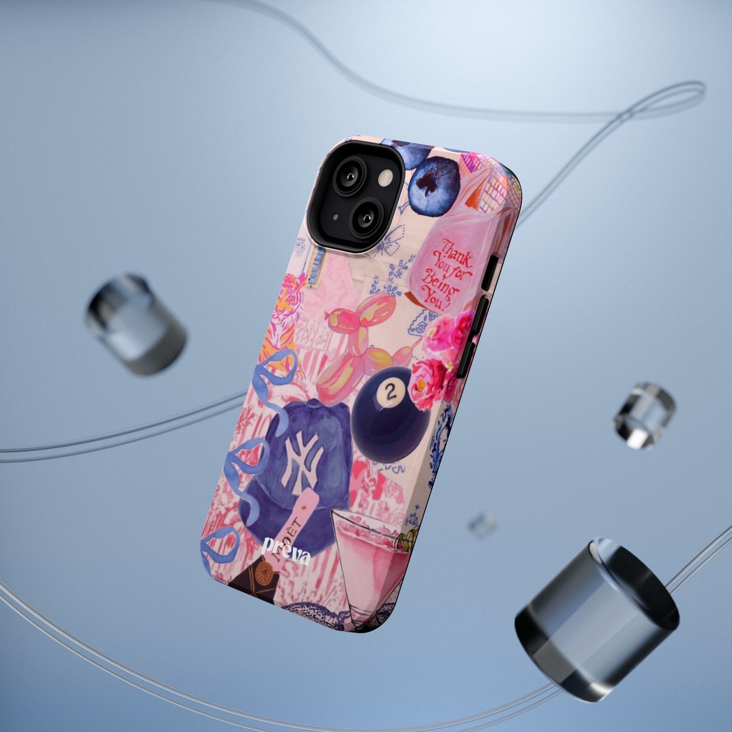 Retro 8 Ball Collage Phone Case