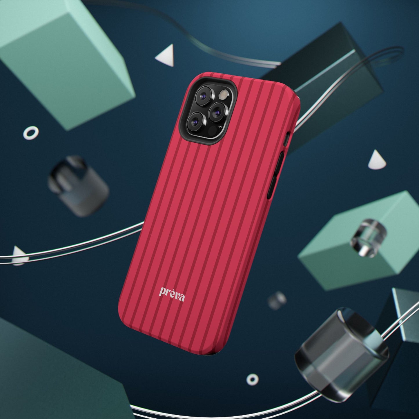 Pinky Red Stripes Phone Case