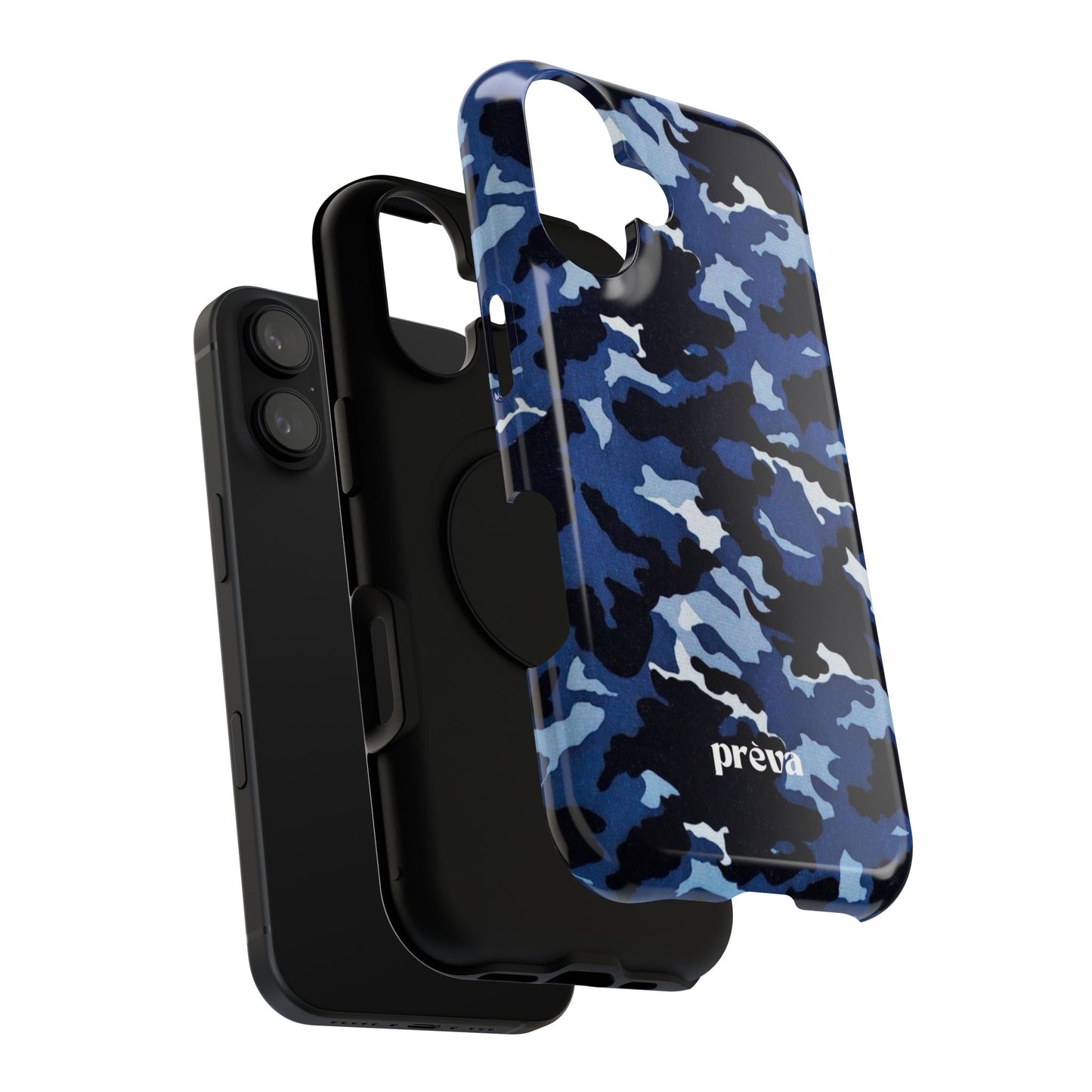 Blue Camo Phone Case