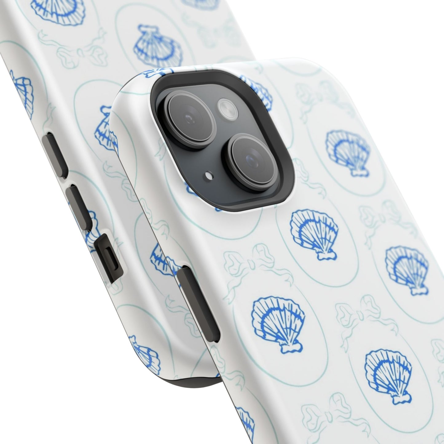 Fancy Teal Shell Phone Case