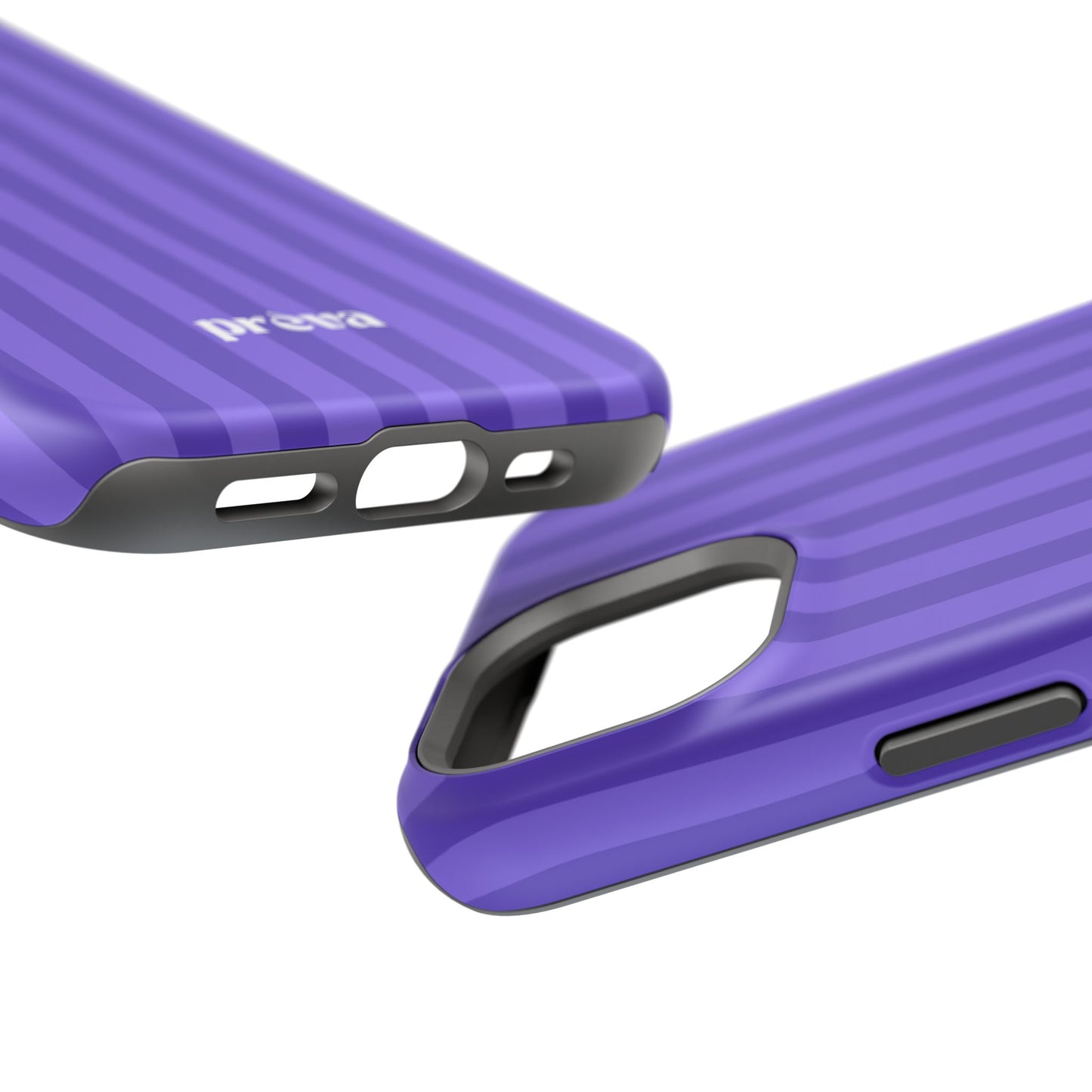 Dark Purple Stripes Phone Case