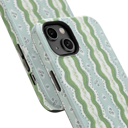 Green Waves Phone Case