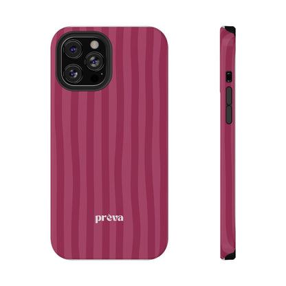 Magenta Stripes Phone Case