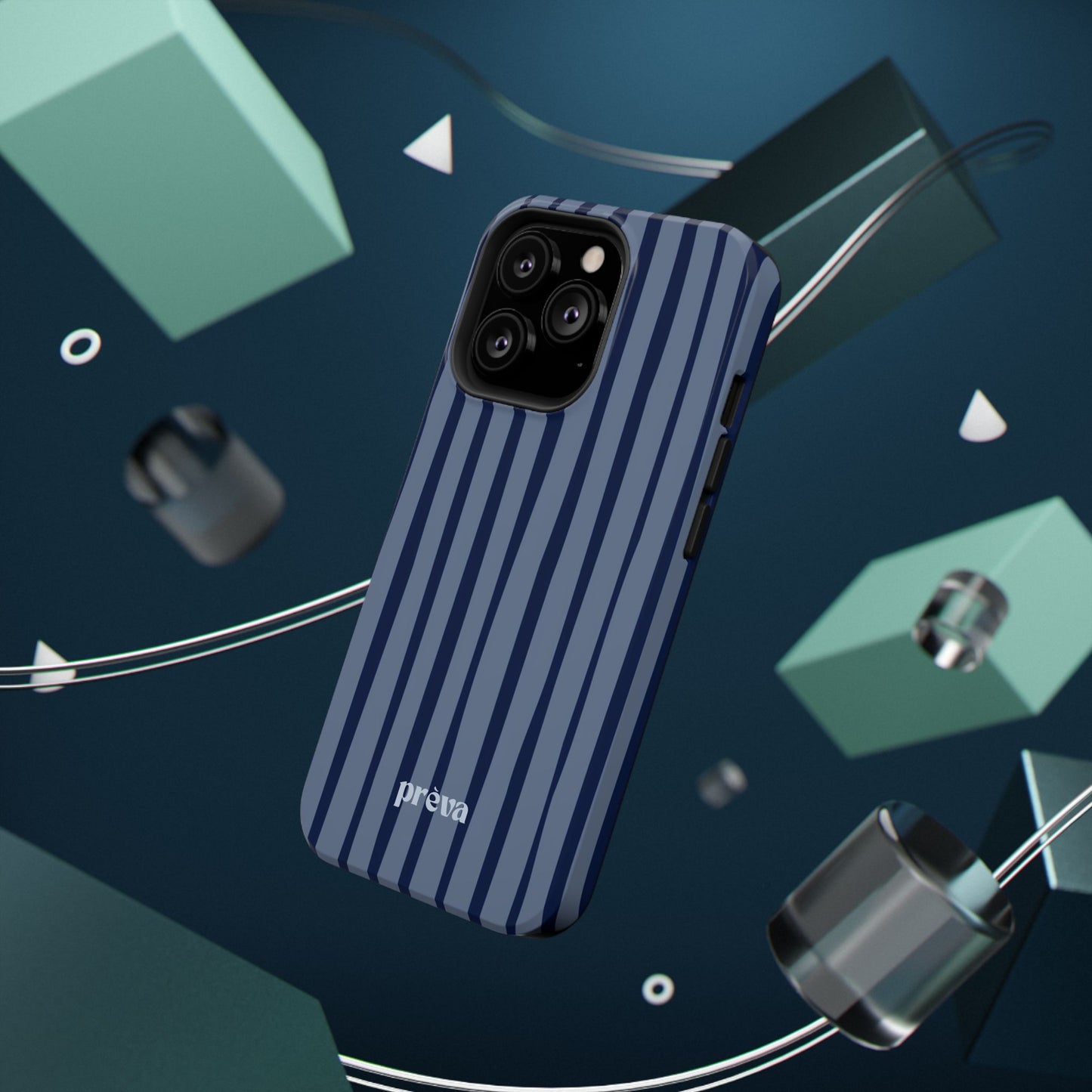 Navy Stripe Phone Case