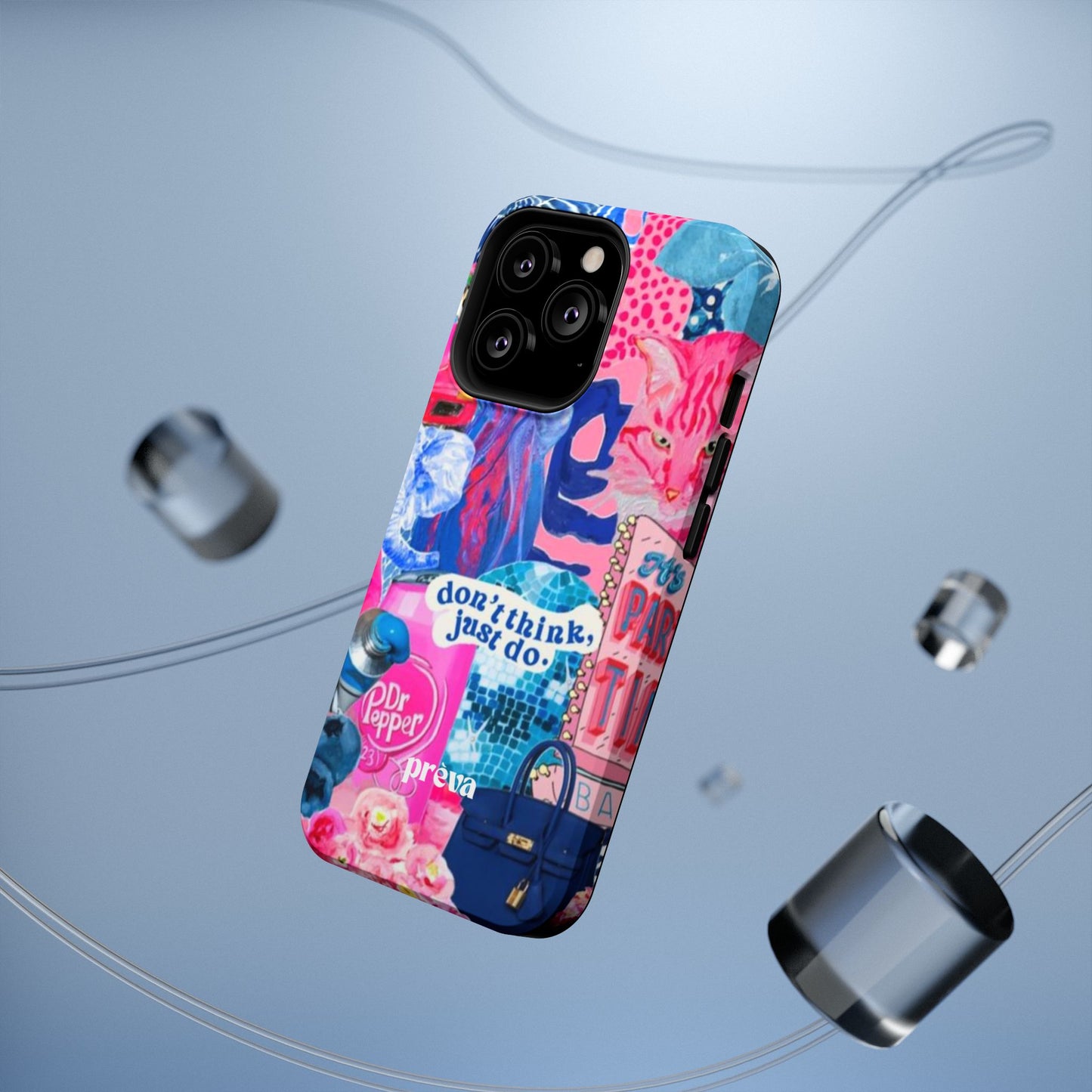 Vibrant Galaxy Collage Phone Case