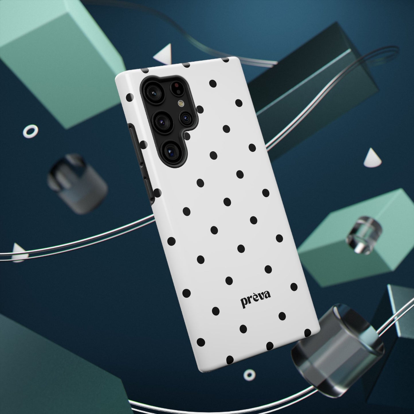 B&W polka dots Phone Case