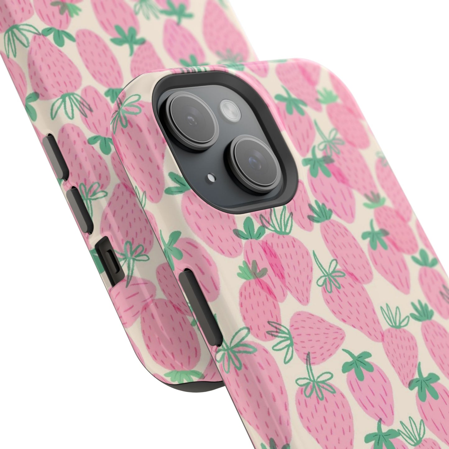 Pink Strawberry Phone Case