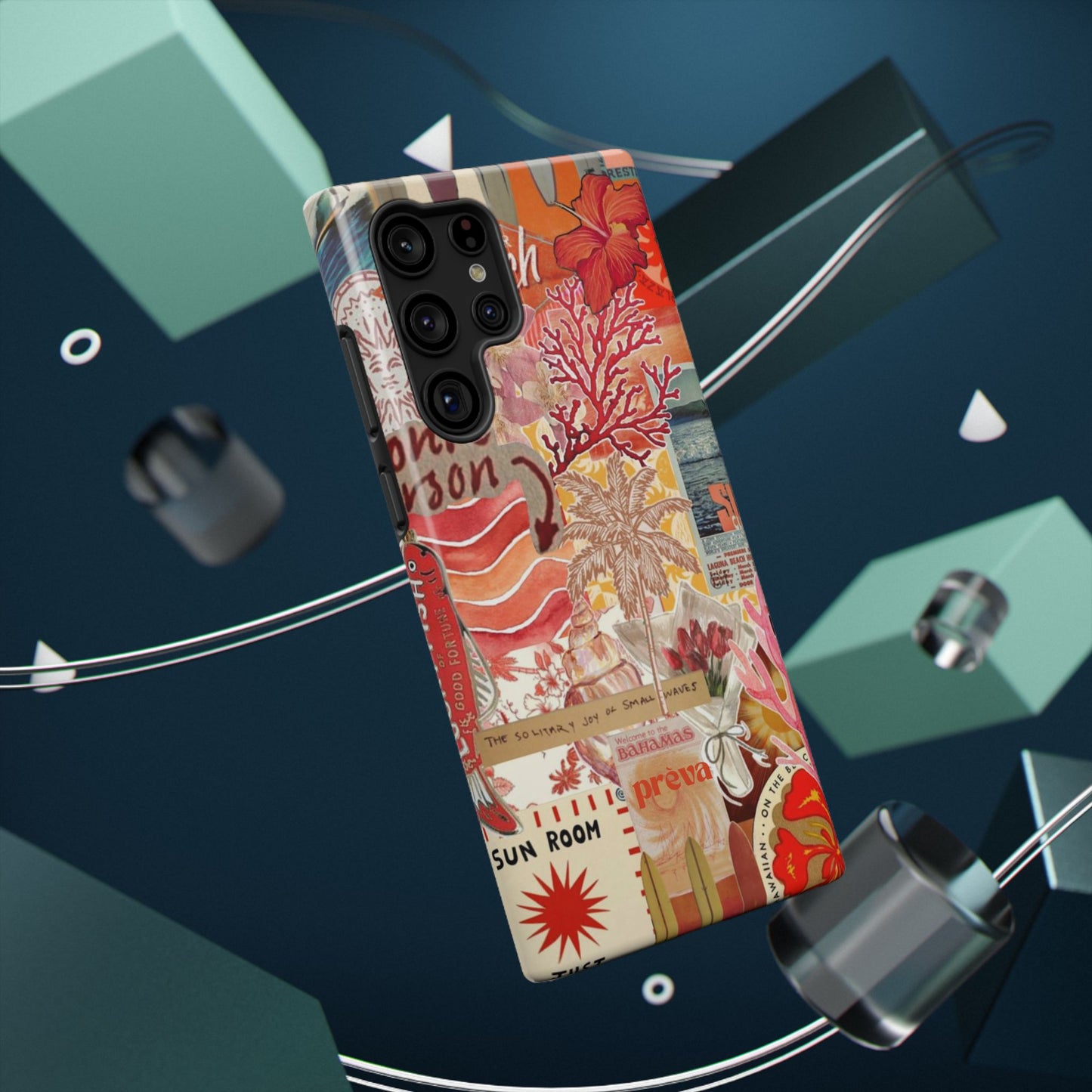 Vintage Floral Collage Phone Case