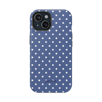 Navy Polka Dot Phone Case
