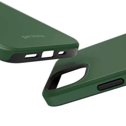 Impact-Resistant Phone Case — Forest Green Slim Armor