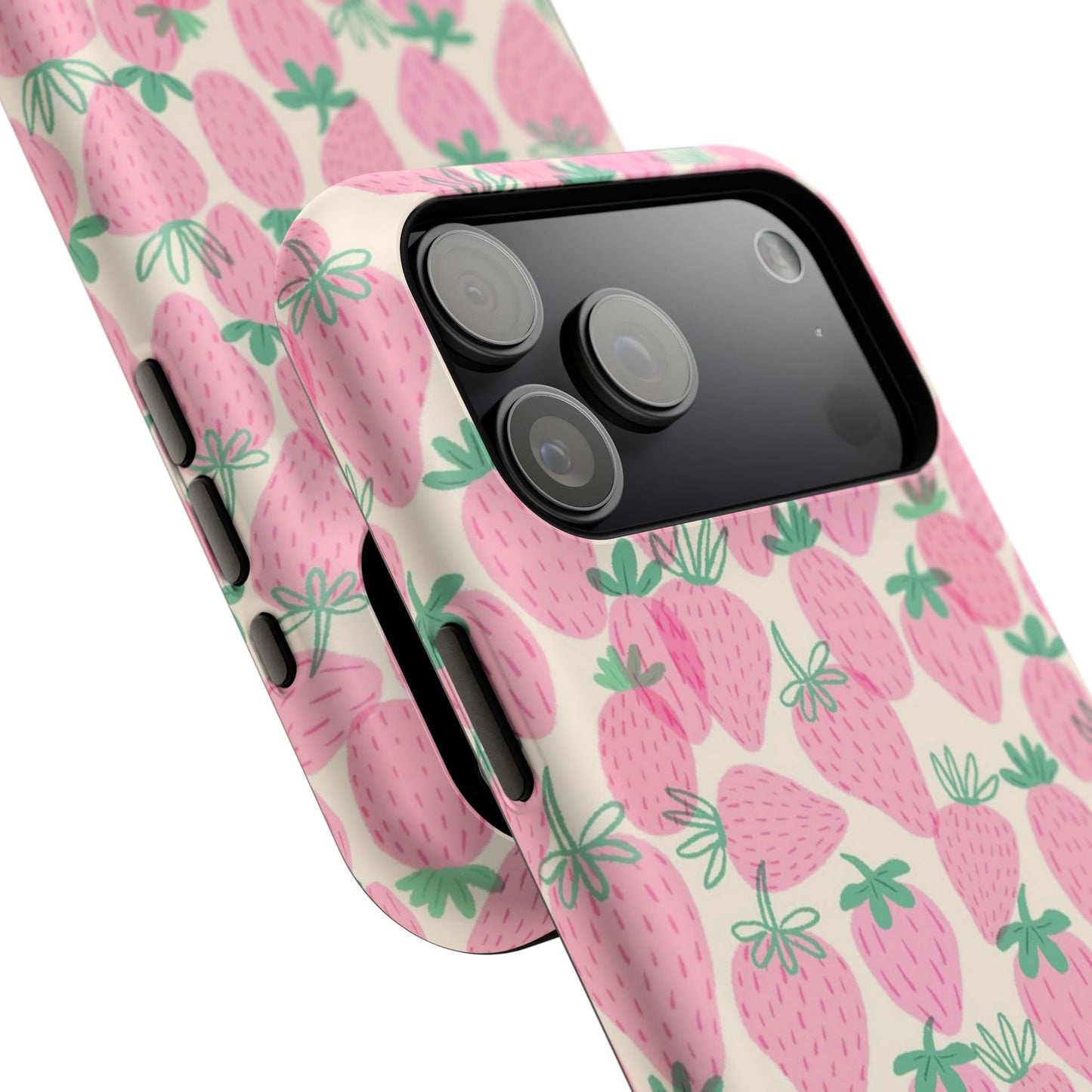 Pink Strawberry Phone Case