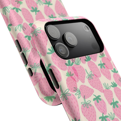 Pink Strawberry Phone Case