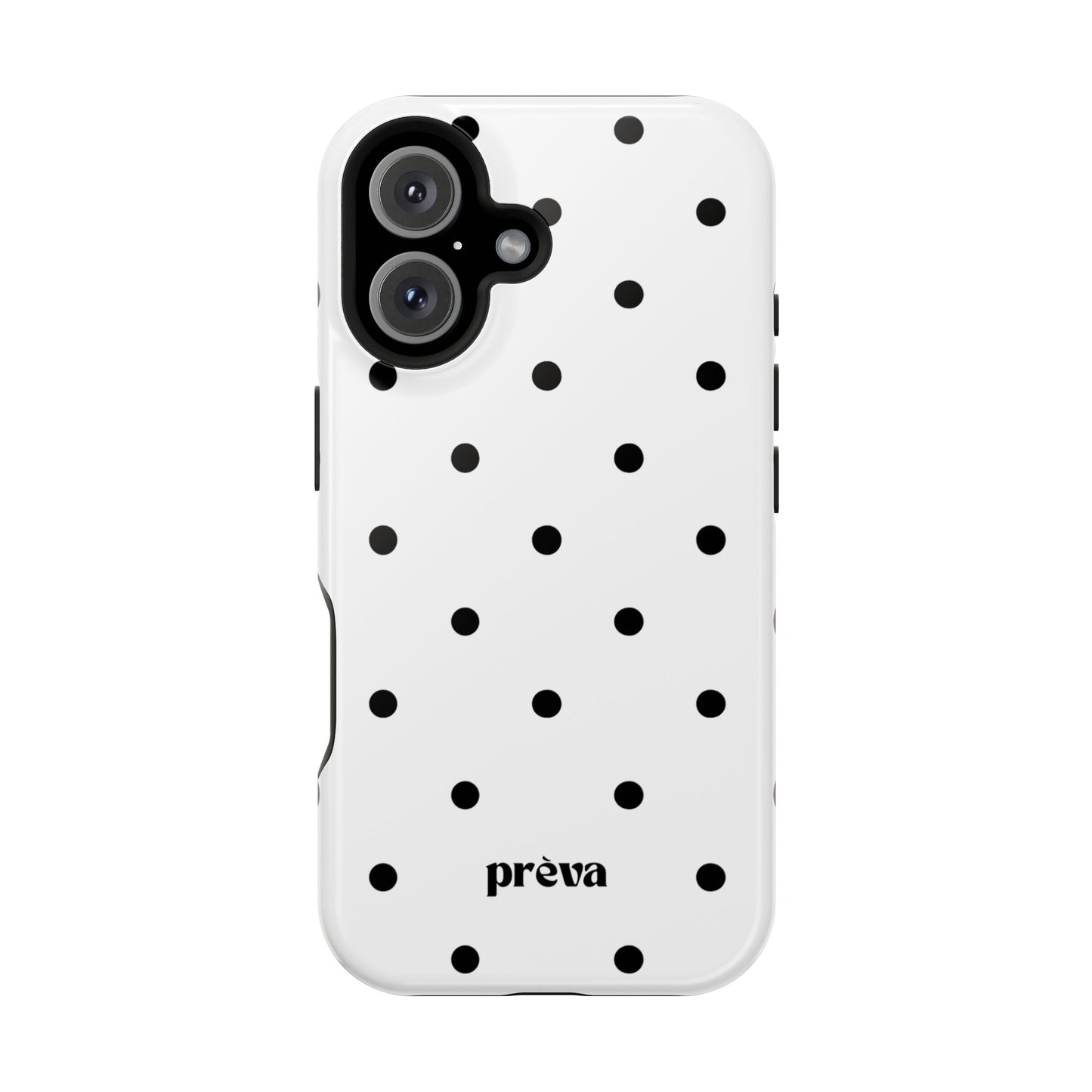 B&W polka dots Phone Case