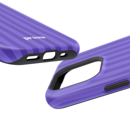 Dark Purple Stripes Phone Case