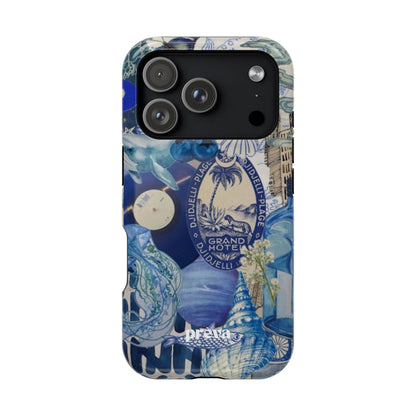 Blue Night Collage Phone Case