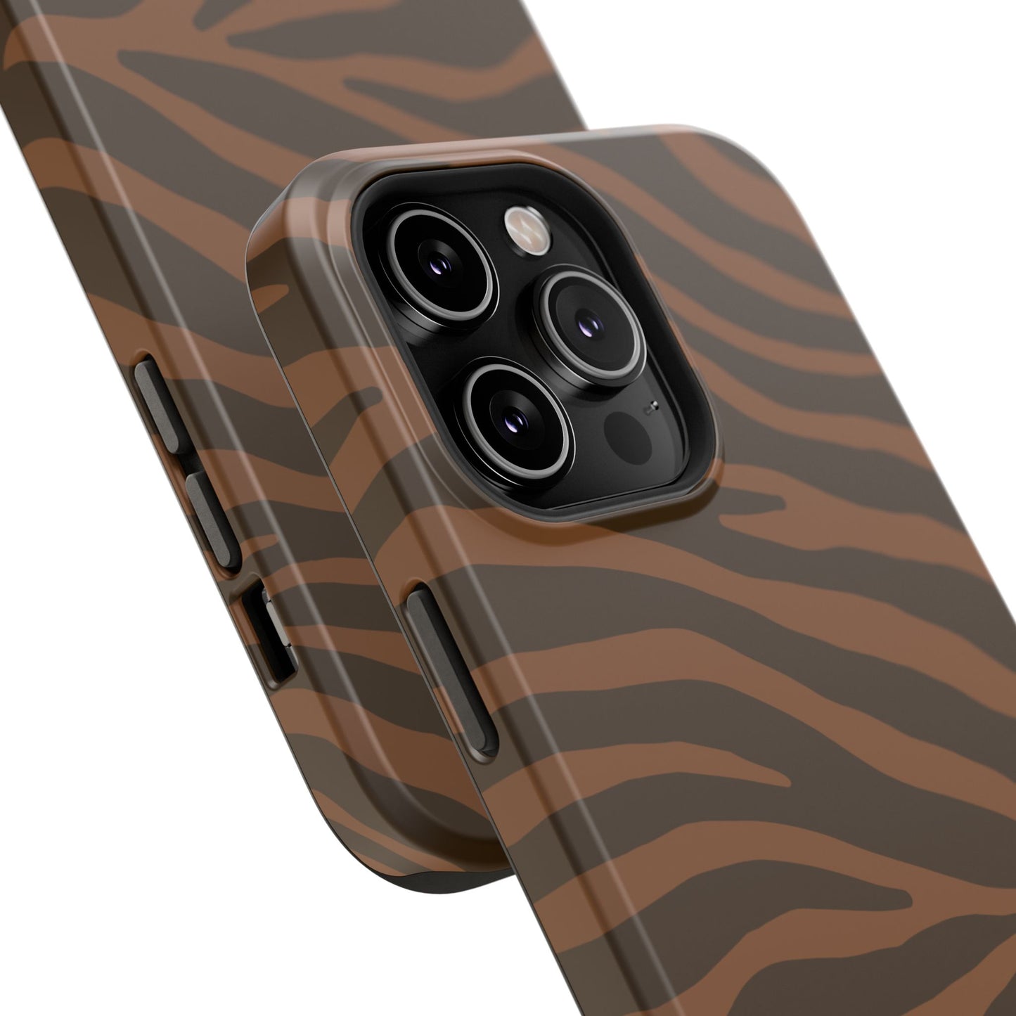 Brown Tiger Stripe Phone Case