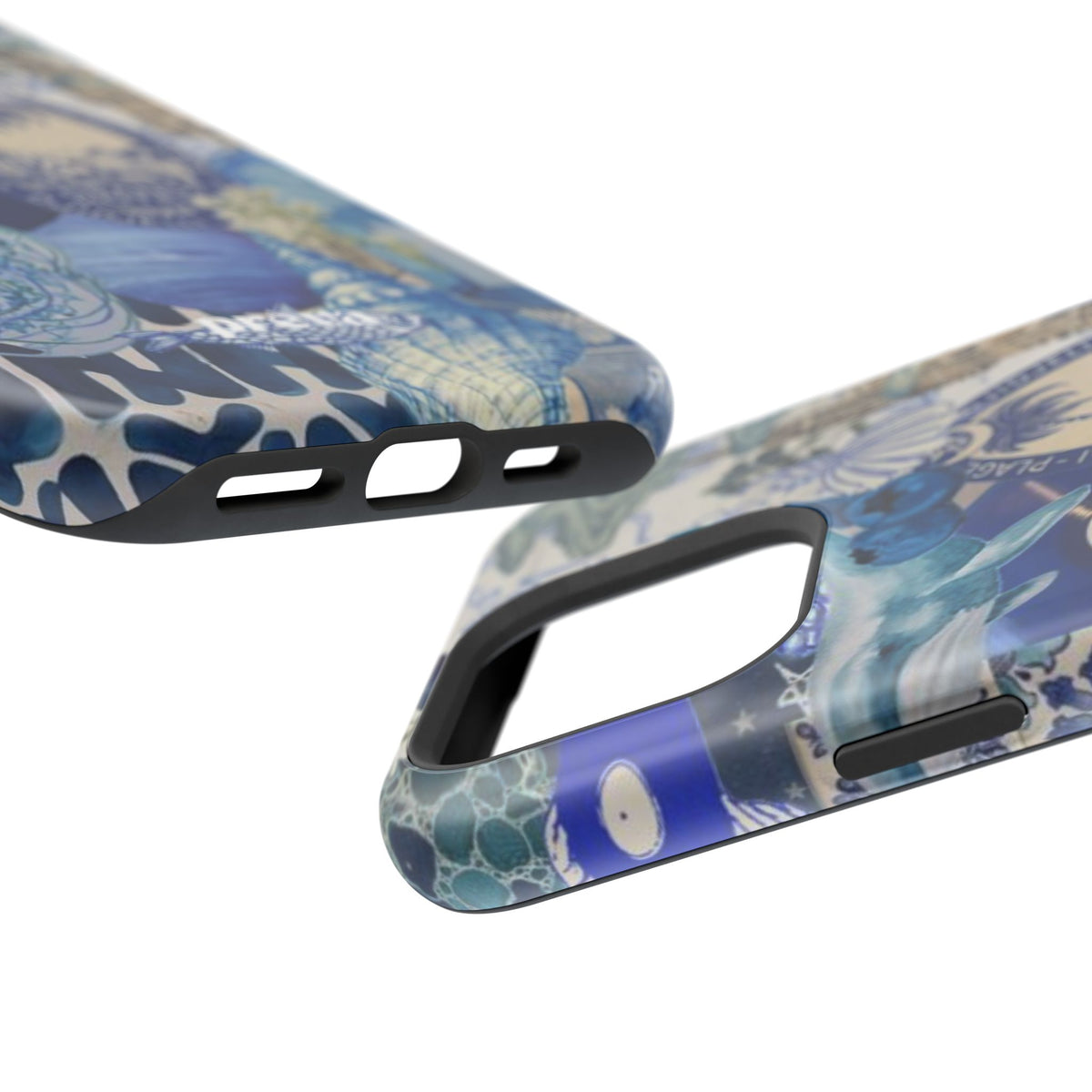 Blue Night Collage Phone Case