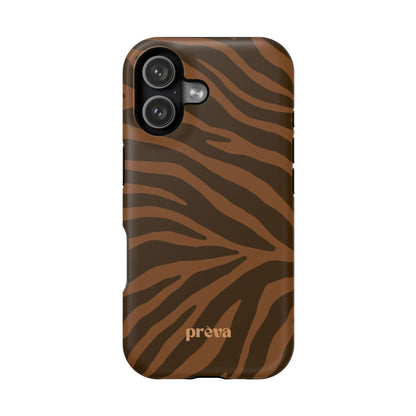 Brown Tiger Stripe Phone Case