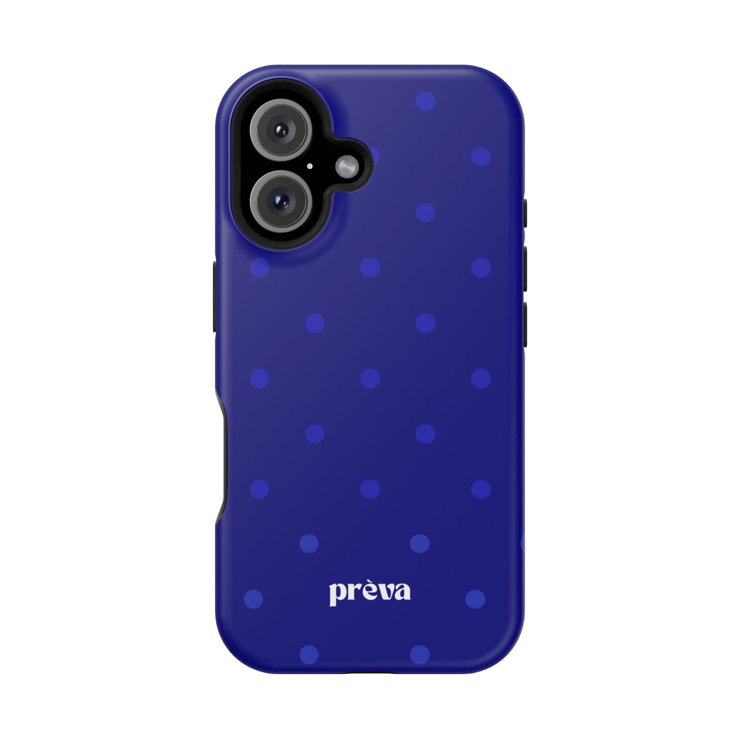Dark Blue Polka Dots Phone Case