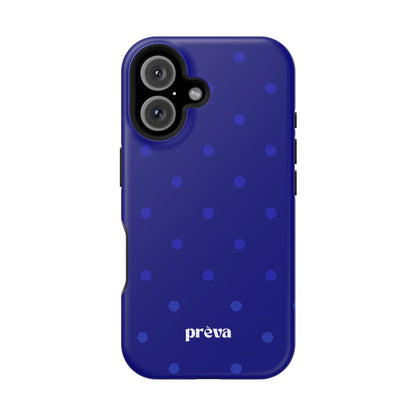 Dark Blue Polka Dots Phone Case
