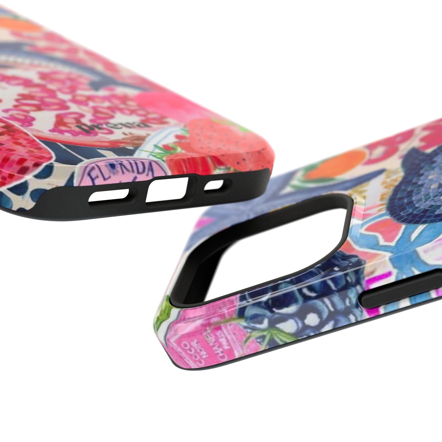 Dolphin Tropics Collage Phone Case