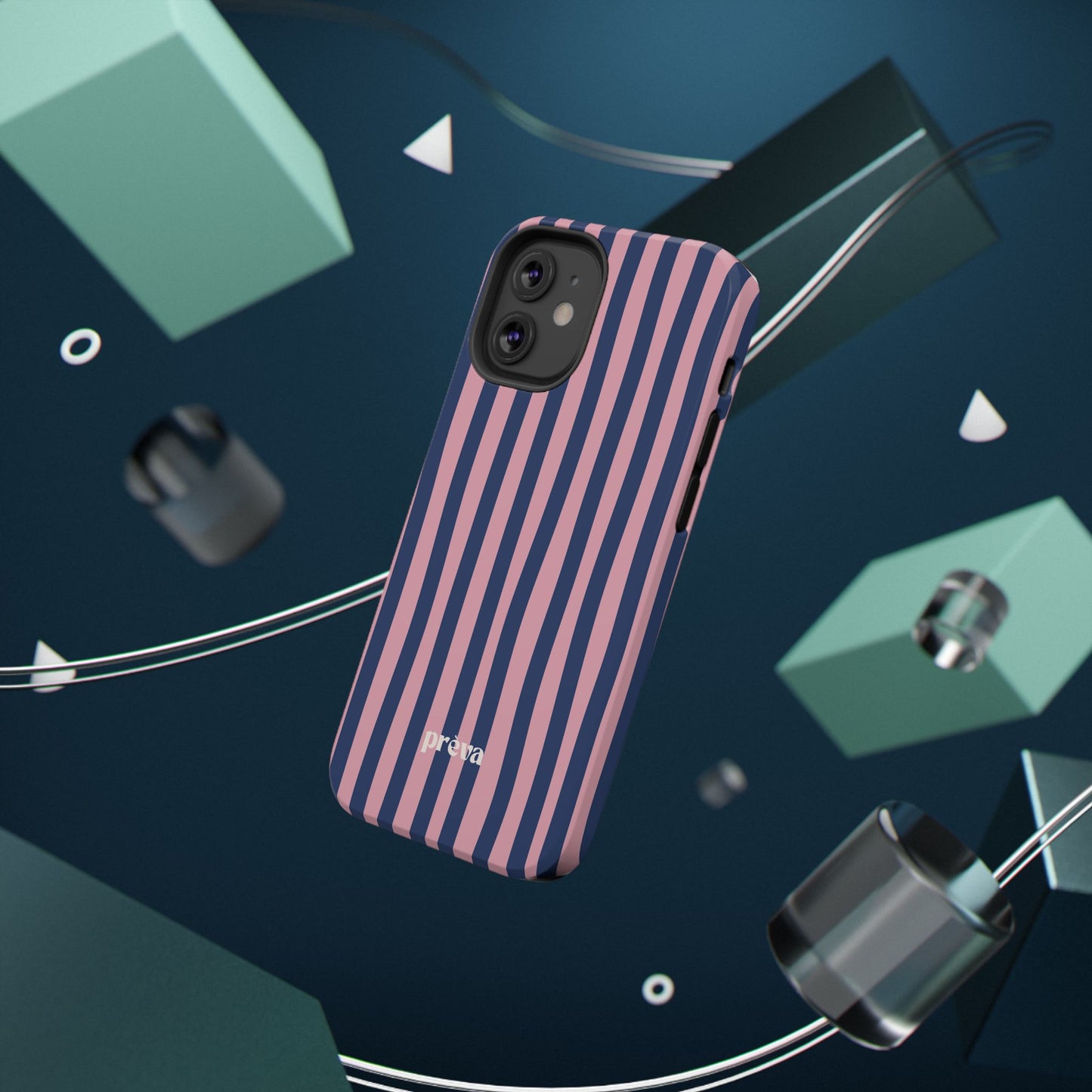 Blue and Pink Stripes Case