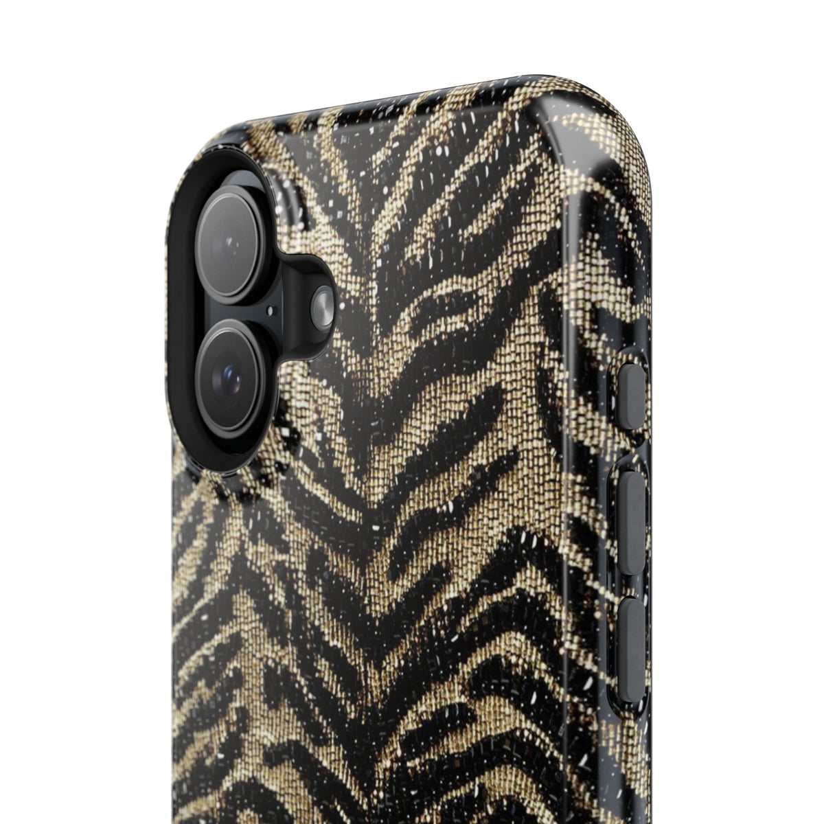 Phone Case — Impact‑Resistant Tiger Print Rug Texture