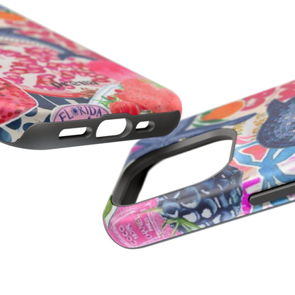 Dolphin Tropics Collage Phone Case