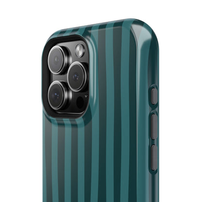 Dark Stripes Turquoise Phone Case