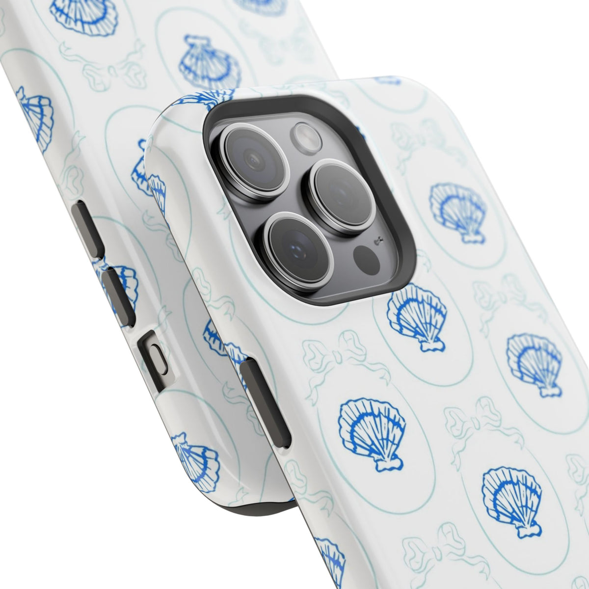 Fancy Teal Shell Phone Case