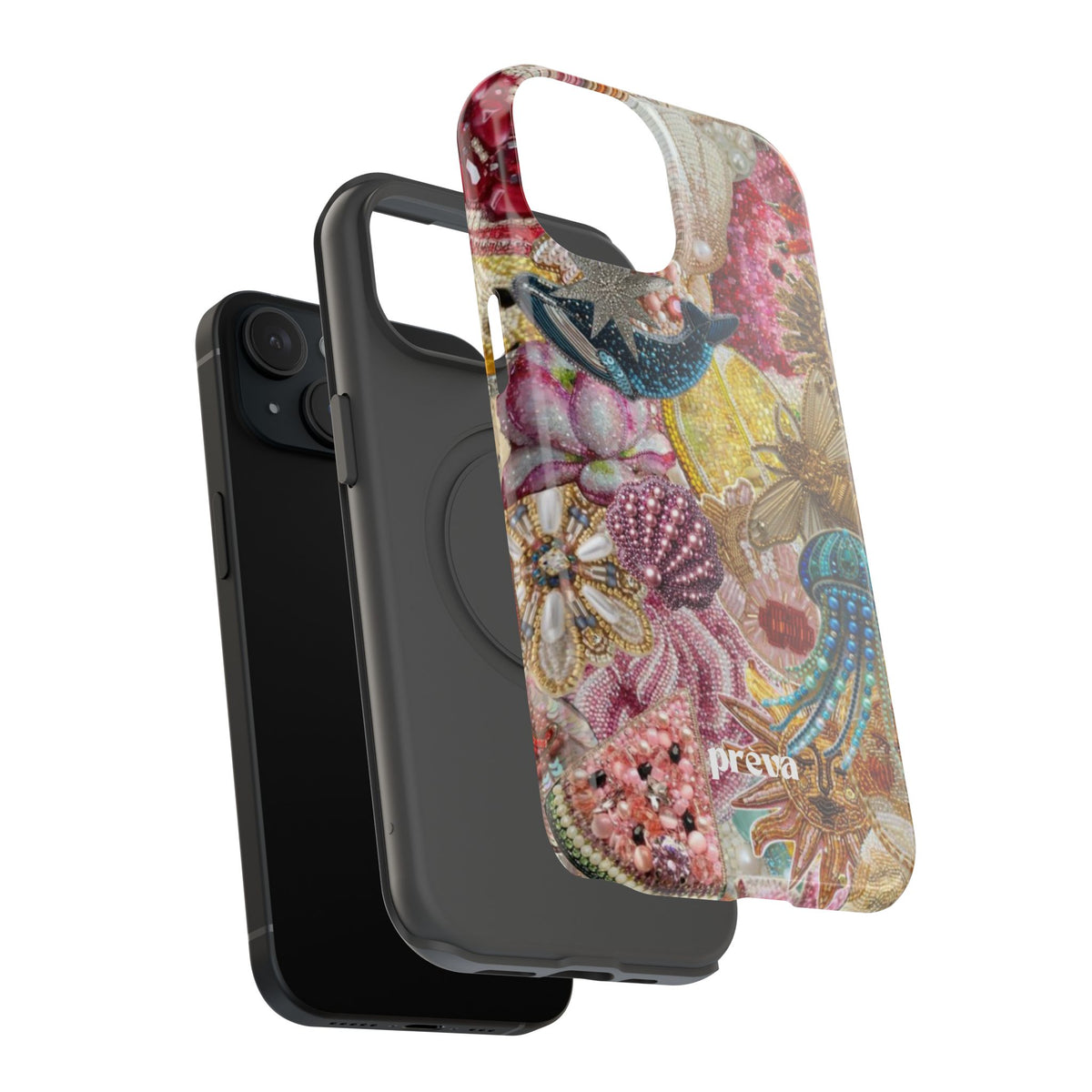 Floral Sea Collage Phone Case