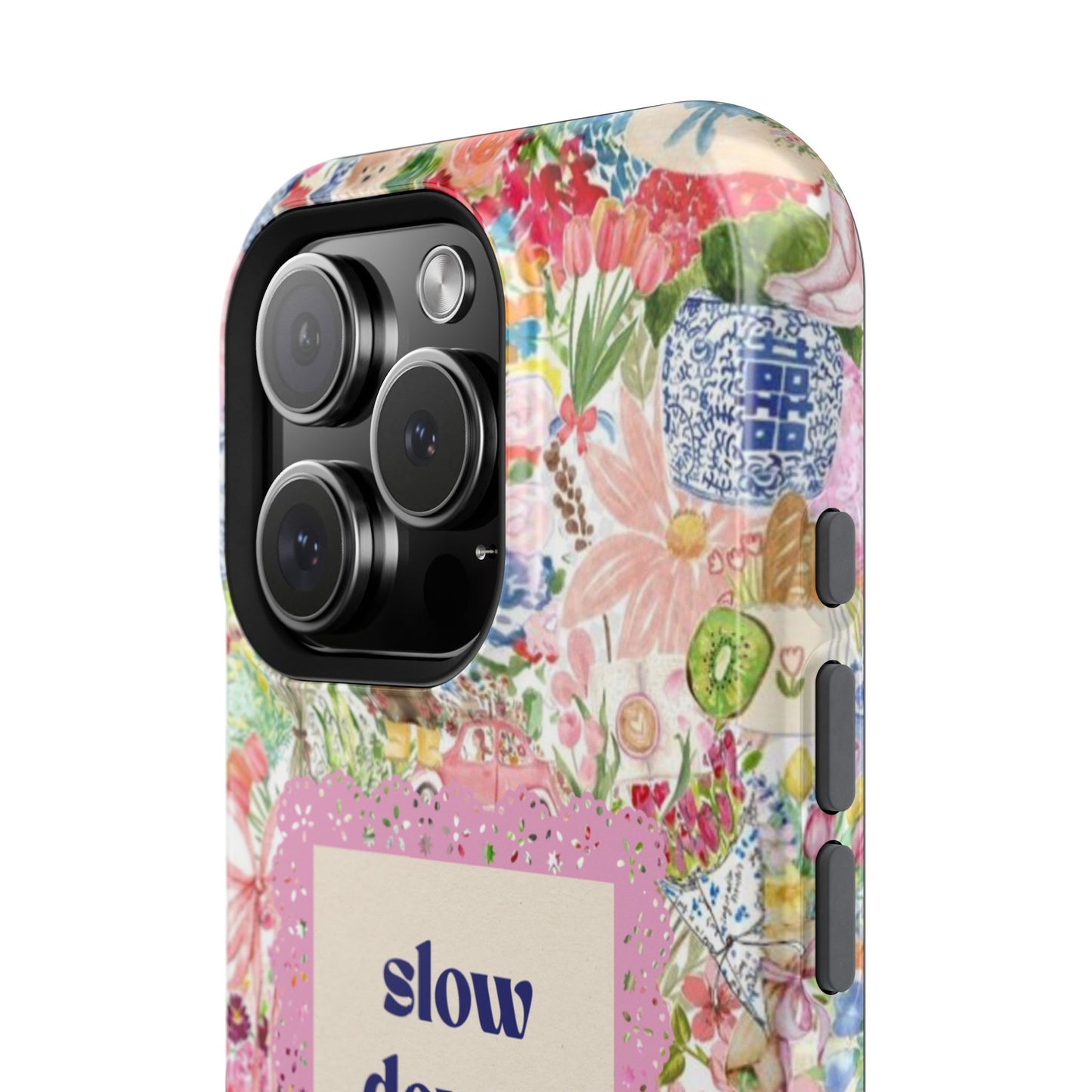 Slow Down Flowers x notsoken Phone Case