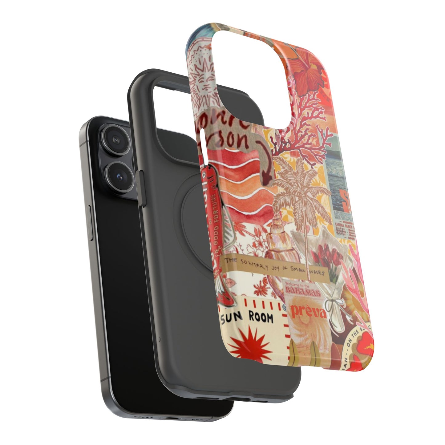 Vintage Floral Collage Phone Case