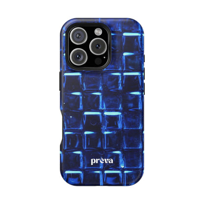Blue Glass Tile Impact-Resistant Phone Case
