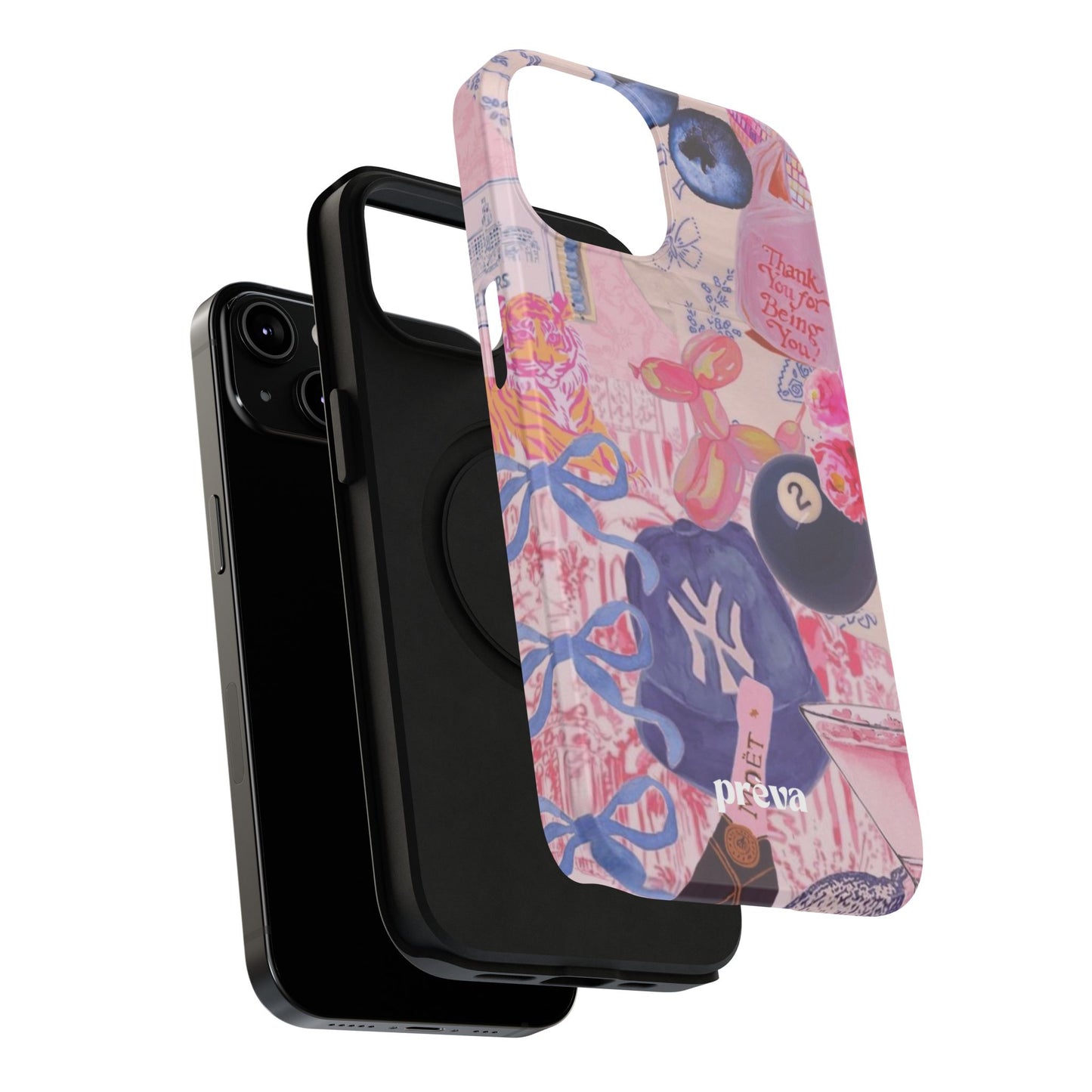 Retro 8 Ball Collage Phone Case