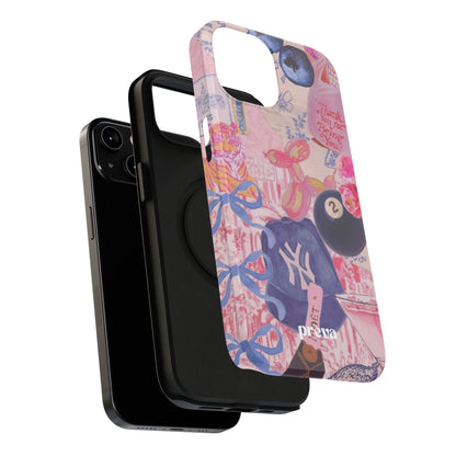 Retro 8 Ball Collage Phone Case